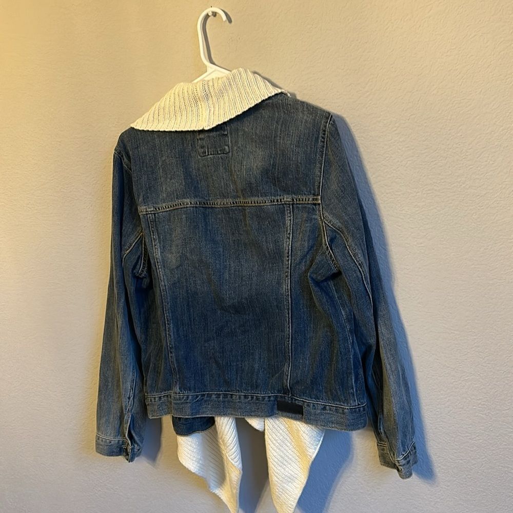 Abercrombie & Fitch Jeans Jacket with collar Sz XL - Picture 5 of 9